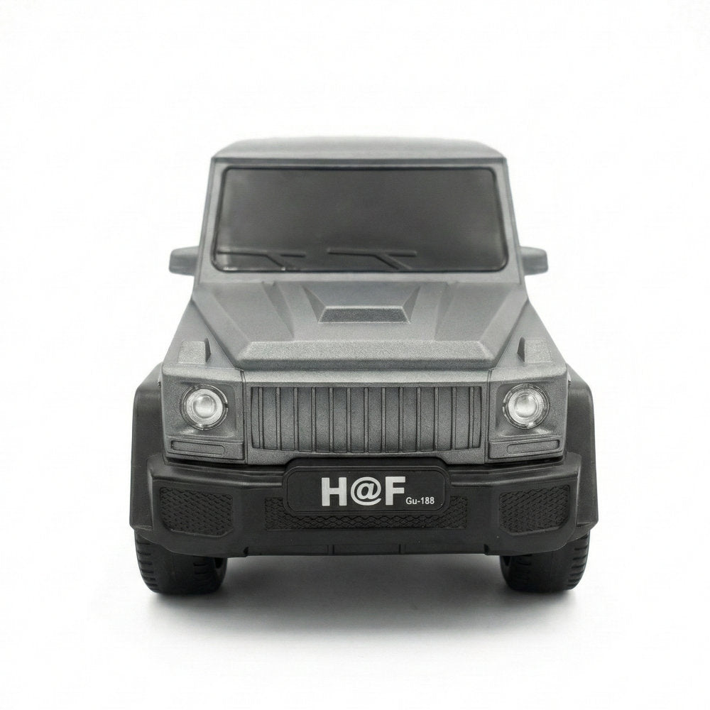 Rugged Jeep-style Bluetooth speaker with solar charging, super bass portable wireless audio, H@F GU-188.