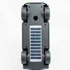 Rugged green Jeep-style Bluetooth speaker with solar charging, H@F GU-188 portable outdoor stereo with super bass