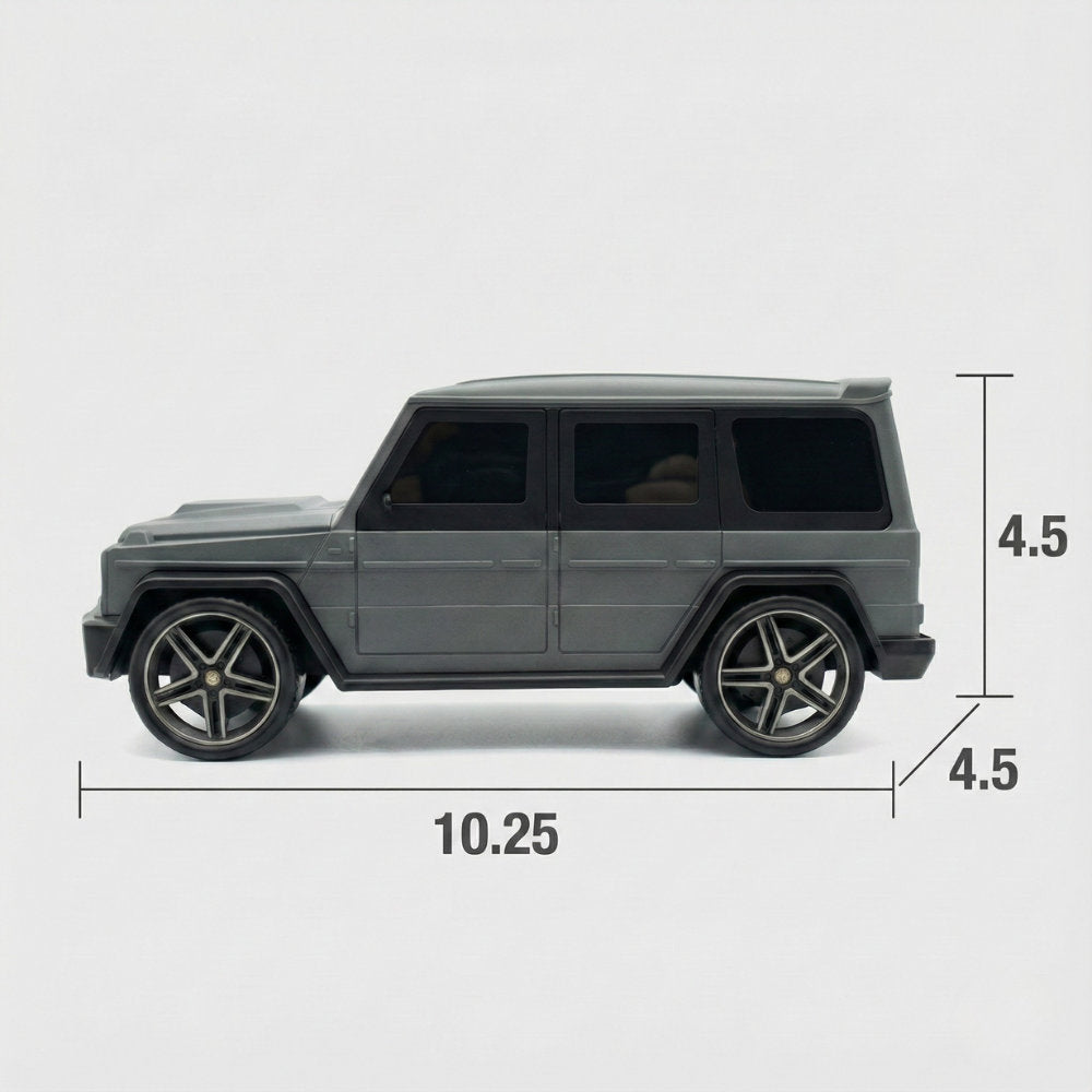 Blue Jeep-style Bluetooth speaker with solar charging, rugged portable wireless audio, super bass, H@F GU-188.