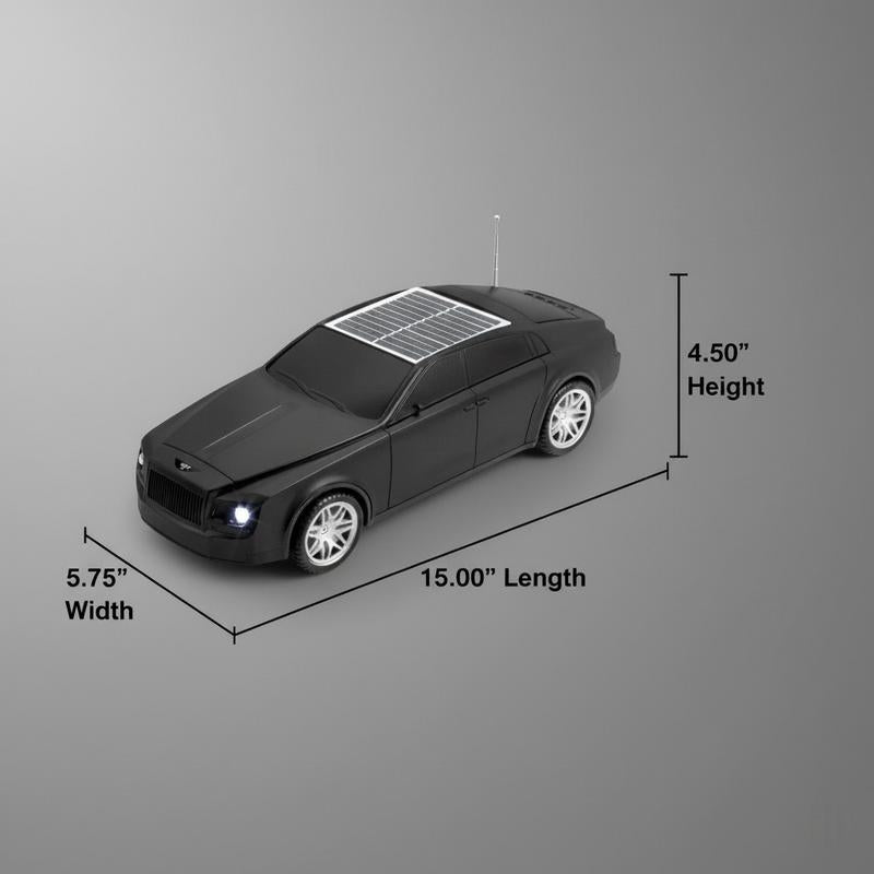 H@F F98 luxury car design solar Bluetooth speaker, portable wireless audio desk setup accessory for car guys.
