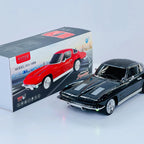 1969 retro classic car Bluetooth speaker, WSTER WS-1969, moving wheels, LED headlights, FM radio, USB-C