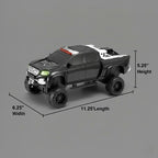 WSTER WS-X65 monster truck Bluetooth speaker with LED headlights, engine sound, FM/TF/USB portable desk decor.