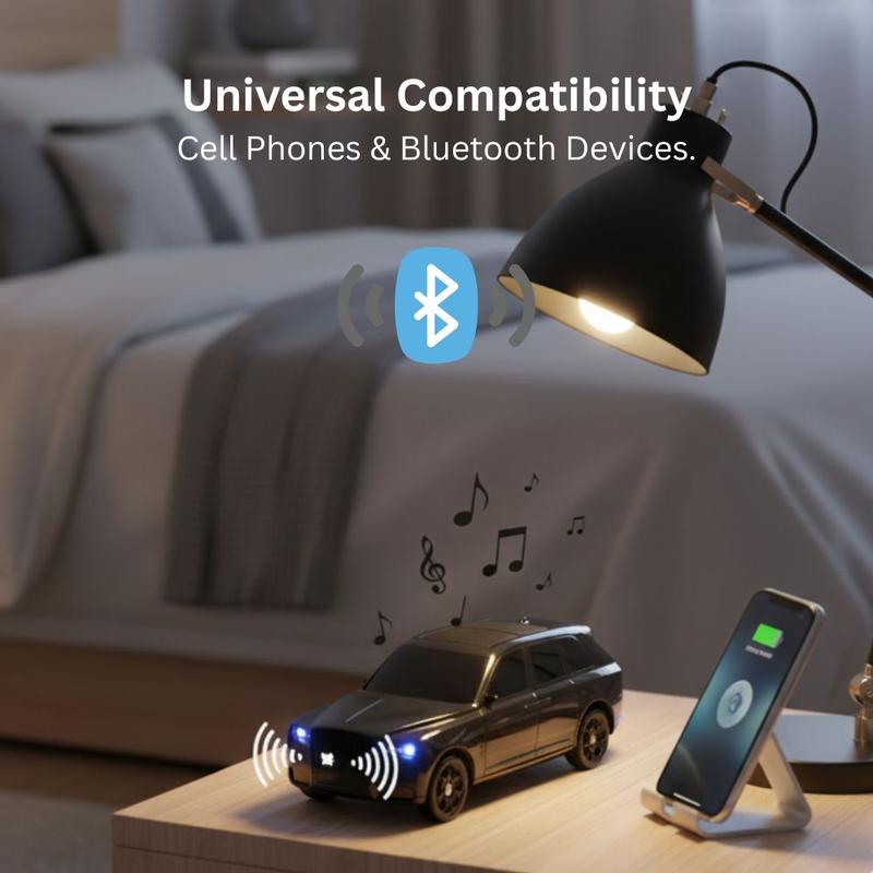 Luxury SUV style portable Bluetooth speaker, X-702, desk setup accessory and car enthusiast gift